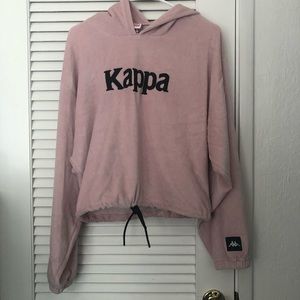 KAPPA pink velvet hoodie